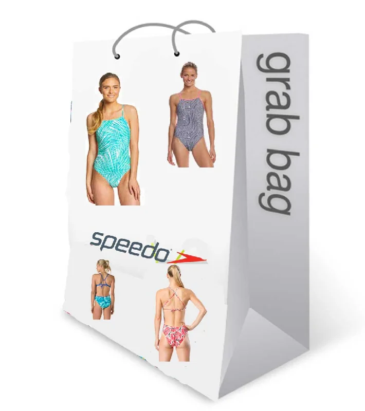 Speedo Grab Bag Tie Back One Piece